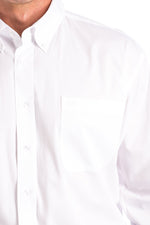 Cinch Men’s Shirts Cinch Solid White LS Buttondown