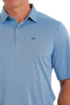 Cinch Men's Shirts Men's Cinch ArenaFlex Lt Blue Polo Shirt