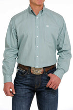 Cinch Men's Shirts Men's Cinch LS Blue Print Shirt