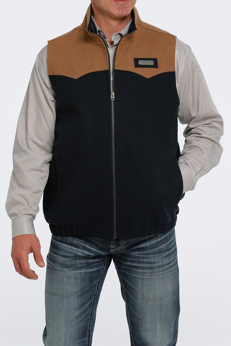 CINCH Mens Apparel Men's Cinch Conceal Carry Navy Vest.