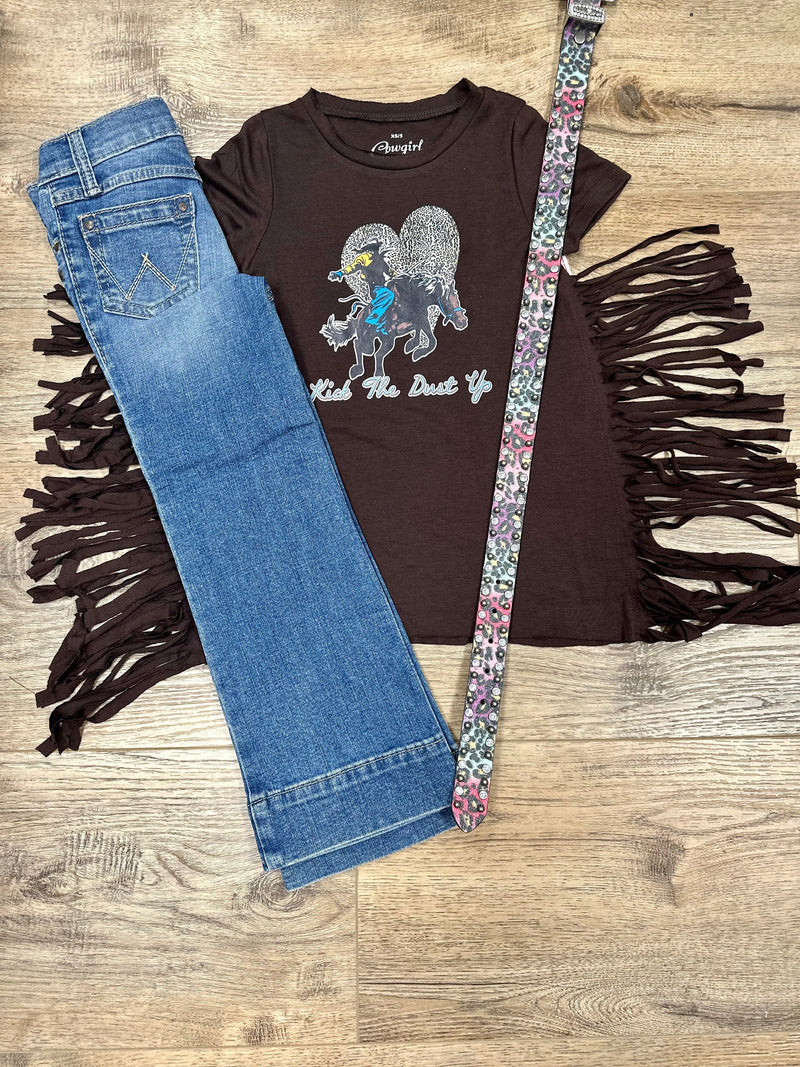 Cowgirl Hardware Youth “Kick the Dust Up” SS Tee