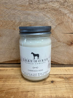 grey horse Candles Carriage Ride Grey Horse Candle