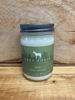 grey horse Candles Spring Pasture Grey Horse Candle