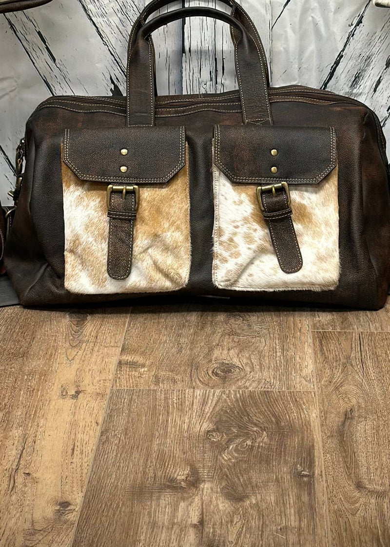 Myra Bag Purses Leather and Cowhide Myra Overnighter