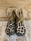 Roper Foot Care Roper Infant Cowbabies Glitter Leopard-Tan