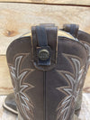 Roper Men’s Boots Shoes Men’s Roper Brown Sidewinder Concealed Carry Boot-Pierce