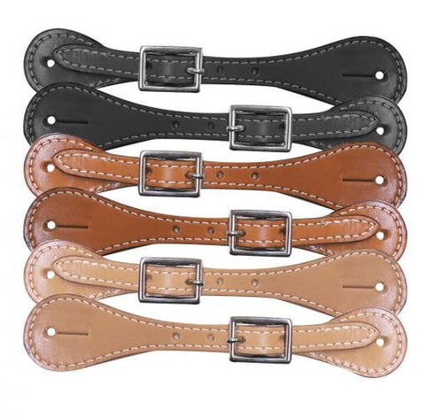 Shiloh Tack Youth Leather Spur Straps