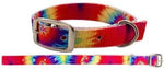 showman Dog Collars M 11”-16.5” / Tie Dye Nylon Patterned Dog Collars