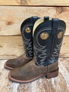 Smokey Mountain Mens Boots SM Men's Brown/Black Leather Distressed Boot