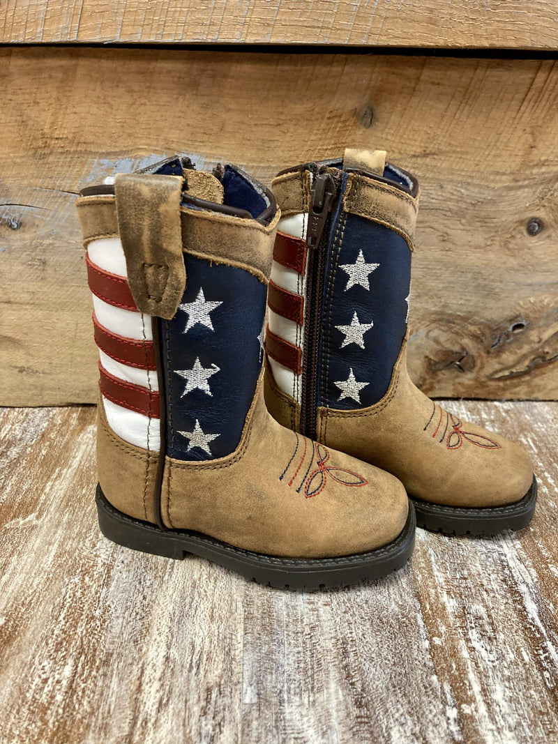 Smoky Mountain Footwear Stars and Stripes Toddler Boot