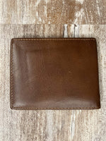 Top Notch Accessories Medium Brown Leather Bifold Wallet