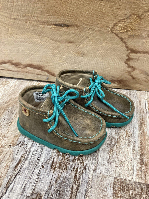 Twisted X Infant Shoes Twisted X Infant Bomber/Turquoise Shoes