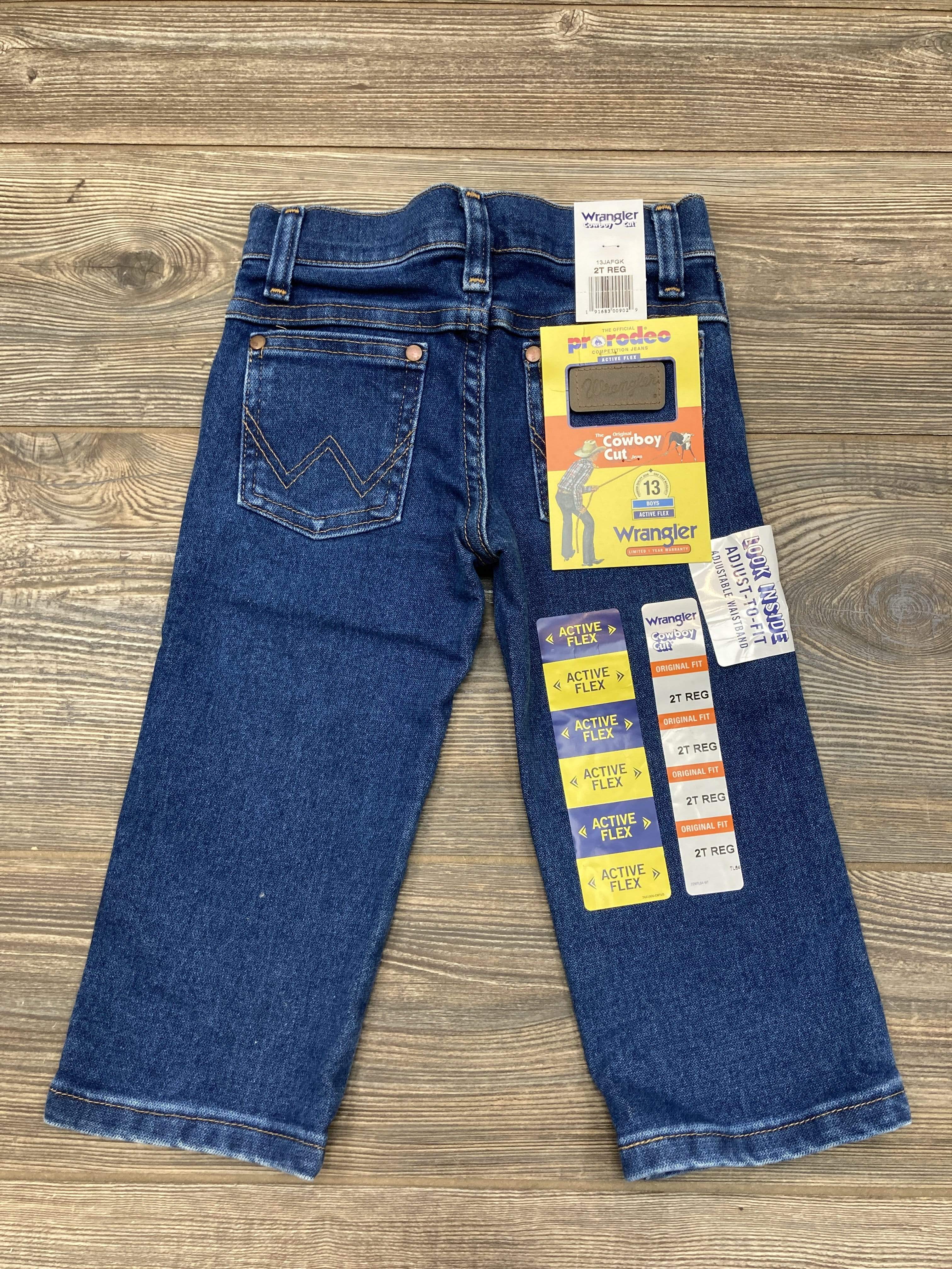 Boy's Wrangler Pro Rodeo Cowboy Cut Original Fit Dark Wash Jeans