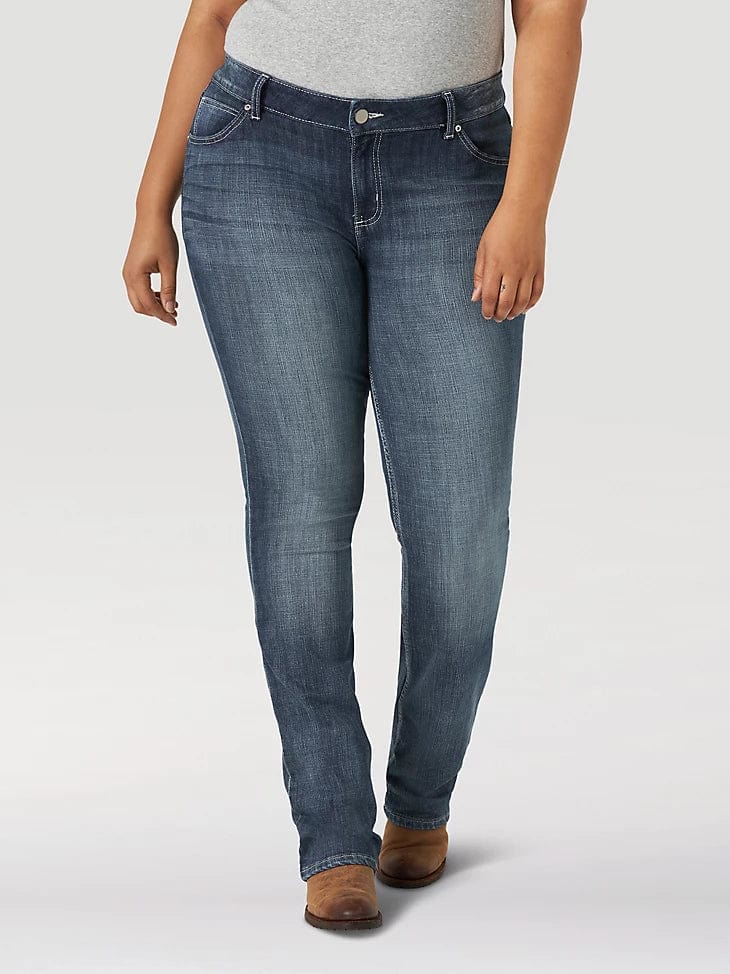 wrangler Wrangler Curvy SL MedBlue Jean